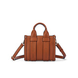 Mini sac à main Basic Clover Cognac