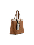 Sac shopping Leia Camel