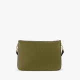Sac à main en bandoulière multipoches Pivoine Lollipops Kaki