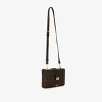 Sac à main multi poches Roselyne- Lollipops coloris Marron