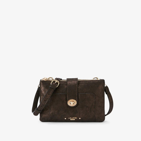 Sac à main multi poches Roselyne- Lollipops coloris Marron