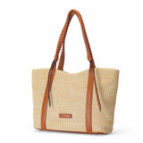 Sac shopping en paille Saint Malo Cognac