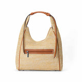Sac porté épaule en paille Saint Malo Cognac