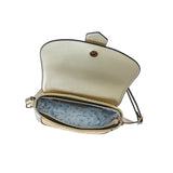 Sac à main à bandoulière en paille Venise Champagne