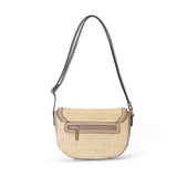 Sac à main à bandoulière en paille Venise Pralin