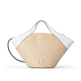 Sac à main en paille Biarritz Beige