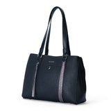 Sac à main shopping Contraste Noir