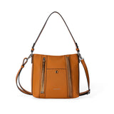 Sac besace Contraste Cognac
