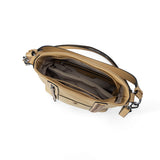 Sac besace Contraste Sable