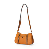 Sac à main trotteur Contraste Cognac