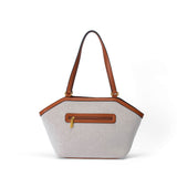 Sac à main shopping Regard Cognac