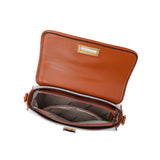 Sac à main en bandoulière Regard Cognac