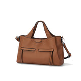 Sac à main Fauve effet daim Cognac Mac Alyster