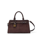Sac à main Arty effet daim Marron Mac Alyster