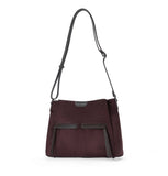 Sac à main en bandoulière Fauve effet daim Marron Mac Alyster