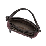 Sac à main en bandoulière Fauve effet daim Marron Mac Alyster