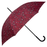 Parapluie canne X-TRA solide Isotoner Bandana Bordeaux