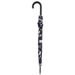 Parapluie Canne X-TRA Sec Isotoner Fleur Marine