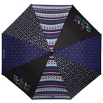 Parapluie Canne X-TRA Sec Isotoner Patchwork rayure 09457