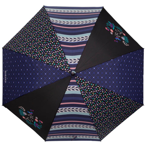 Cane Umbrella X-TRA Dry Isotoner Stripes Caravelle 09457