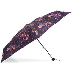 Parapluie Isotoner ultra slim Fleurs aubergine