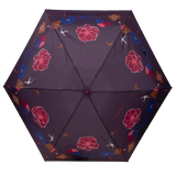 Parapluie Isotoner ultra slim Frise Fleur Bleue