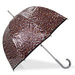 Parapluie Cloche Transparent Isotoner Léopard