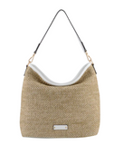 Philippa straw shoulder handbag