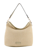 Philippa straw shoulder handbag