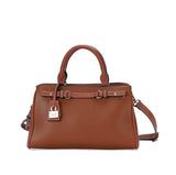 Sac à main Arty effet daim Cognac Mac Alyster