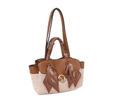 Sac à main shopper Sade Lollipops Camel