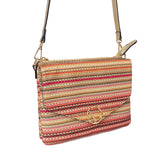Sac à main multipoches Sanjay Lollipops Orange