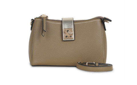 Petit sac à main avec bandoulière Soyan kaki – Élégance et praticité