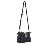 Petit sac à main avec bandoulière Soyan noir – Élégance et praticité