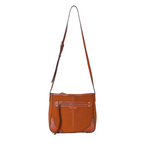 Sac à main trotteur en cuir Lanora Cognac Mac Alyster