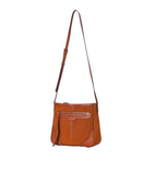 Sac à main trotteur en cuir Lanora Cognac Mac Alyster