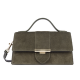 Sac à main Suède Ily Kaki Lancaster