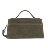 Sac à main Suède Ily Kaki Lancaster