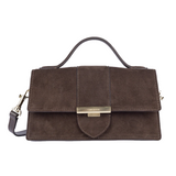 Sac à main Suède Ily Marron Lancaster