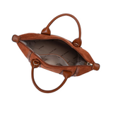 Sac à main Abrielle effet daim Marron Mac Alyster