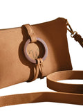 Petit sac à main en bandoulière Verveine Woomen Camel