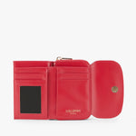 Petit portefeuille Petula rouge – Compact et tendance