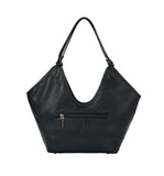 Sac cabas effet velours Glysia Noir Mac Alyster