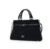 Sac à main effet velours Glysia Noir Mac Alyster