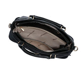 Sac à main effet velours Glysia Noir Mac Alyster