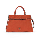Sac à main effet velours Glysia Orange Mac Alyster