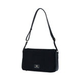 Sac à main en bandoulière effet velours Glysia Noir Mac Alyster