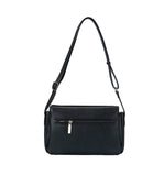 Sac à main en bandoulière effet velours Glysia Noir Mac Alyster