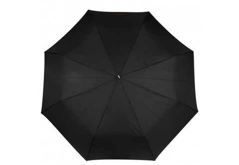 X-TRA Solid Isotoner Folding Umbrella Black Men 09379