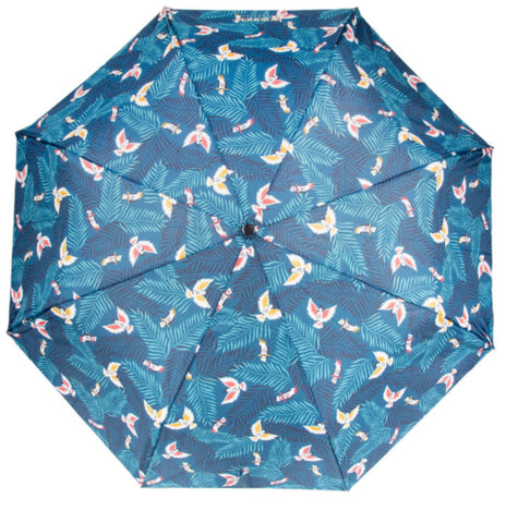 Folding umbrella X-TRA Solide Isotoner 09406 Cockatoo